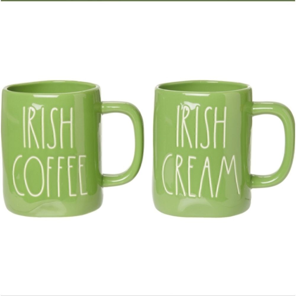 Rae Dunn Irish Cream and Coffee Mug Set - 2-Piece